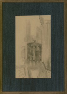 Stilleven met koekjestrommel, ca. 1890 door Albert de Belleroche